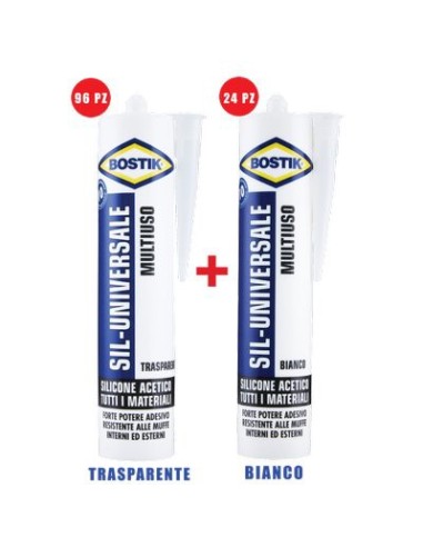 KIT BOSTIK SILICONE ACETICO SPECIAL