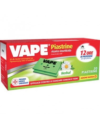 PIASTRINA HERBAL ZANZARE VAPE MAT...