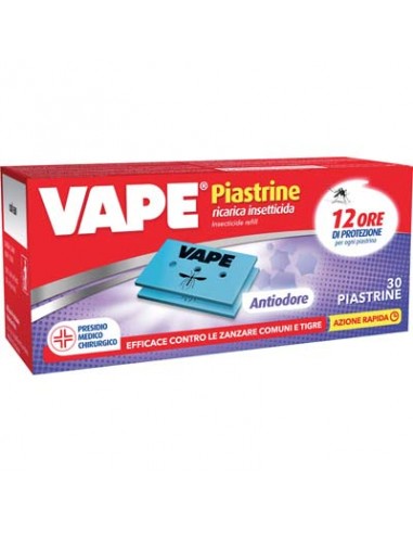 PIASTRINA ANTIODORE ZANZARE VAPE MAT...