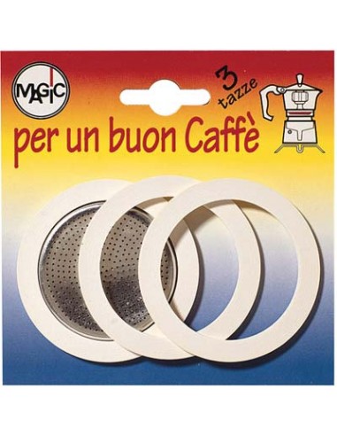 GUARNIZIONE + FILTRO MOKA TAZZE 3...