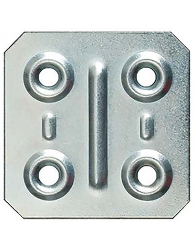 GIUNZIONE 4 FORI DRITTA 8/57 ZINCATA...