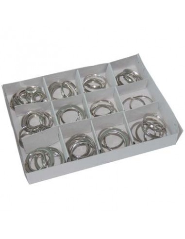 ANELLO PORTACHIAVE KIT ACCIAIO NICHELATO CFPZ 72