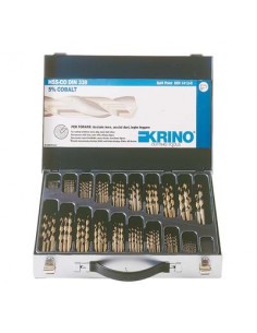 PUNTA TRAPANO HSS COBALTO 5% IN VALIGIA KRINO MM 1,0/10 CFPZ 116