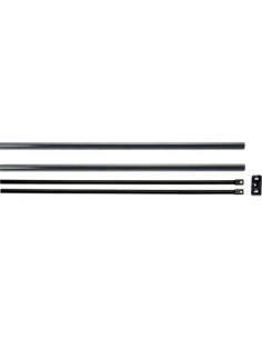 ASTE + COPERTURE ANTIPANIC IDEA BASE 94100205 ISEO VERN NERE X PORTE H.MAX MM 2400 CFPZ 6