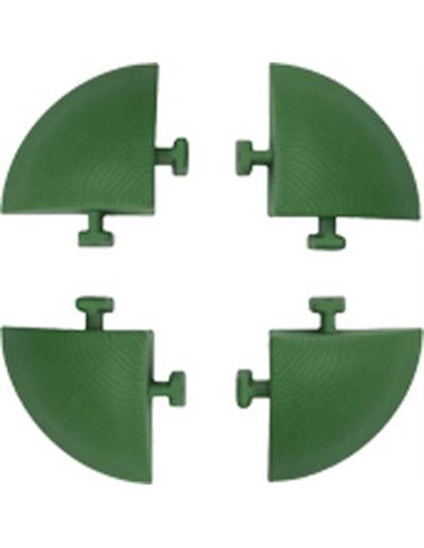 ANGOLARE X PIASTRELLA AUTOBLOCCANTE PP VERDE CM 5X5 H.CM 2,5 CFPZ 4