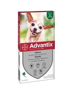 ANTIPARASSITARIO ADVANTIX CANI BAYER OPEN KG  0/4 CFPZ 4