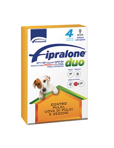 ANTIPARASSITARIO FIPRALONE DUO CANE FORMEVET KG  2/10 CFPIPETTE 4