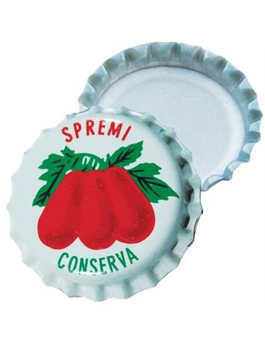 TAPPO CORONA SMALTATO POMODORO MM 26 CF80XPZ 100