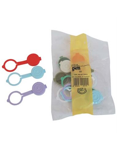 TAPPO PVC + ANELLO X BOTTIGLIA LT 1 CFPZ 10