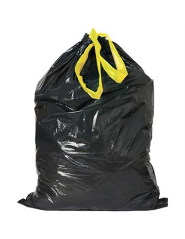 SACCO IMMONDIZIA CASA + MANIGLIE NERO CM 55X65 CFPZ 15