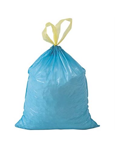 SACCO IMMONDIZIA CASA + MANIGLIE AZZURRO CM 55X65 CFPZ 15