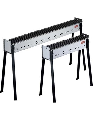 BARBECUE CARBONELLA CUOCISPIEDINI INOX FERRABOLI CM  65X14 H.CM 67