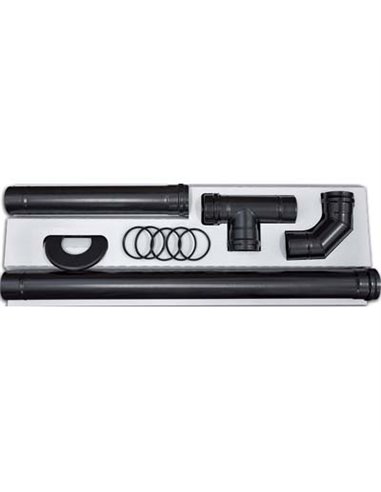 TUBO PELLET NERO OPACO KIT SAVE CM 8 CFPZ 11
