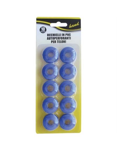 OCCHIELLO PLASTICA X TELONE HAND FORO MM 11 CFPZ 10