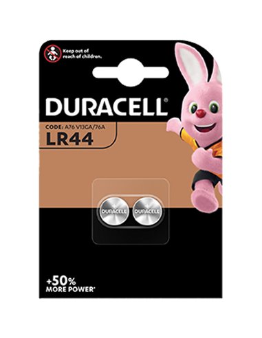 PILA SPECIALISTICA LR44 DURACELL ALCALINA VOLT 1,5 CFPZ 2