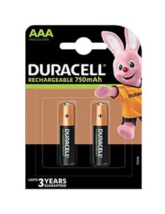 PILA MINI STILO AAA RICARICABILE DURACELL VOLT 1,2 MAH 750 CFPZ 2
