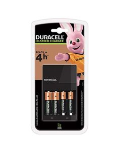 CARICATORE PILA RICARICABILE CEF14 DURACELL + 2XSTILO AA + 2XMINI STILO AAA MIN 45HR 4