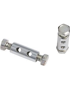 MORSETTO ZINCATO DOPPIA VITE IN TESTA MM  3,0 CFPZ 4
