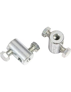 MORSETTO ZINCATO DOPPIA VITE LATERALE MM  4,5 CFPZ 4