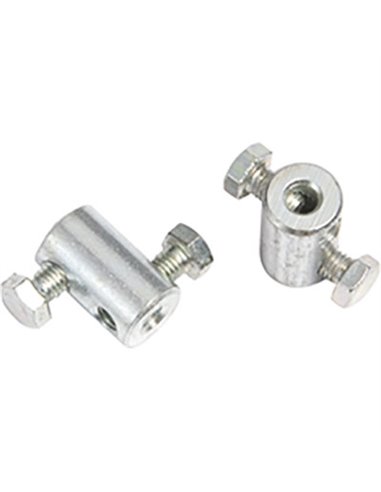 MORSETTO ZINCATO DOPPIA VITE LATERALE MM  4,5 CFPZ 4