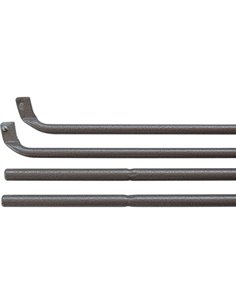 ASTE X SERRATURA ESTERNE 91/10-01 CR VERNICIATE CURVE TRIPLICI MM 18 CFPZ 2+2