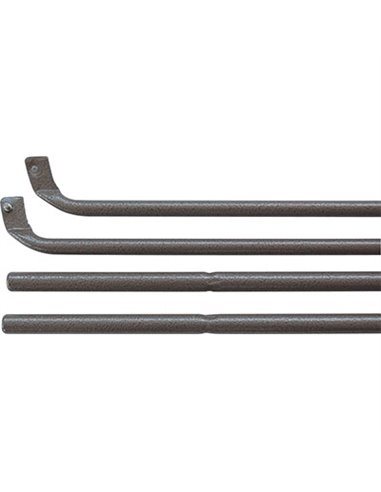 ASTE X SERRATURA ESTERNE 91/10-01 CR VERNICIATE CURVE TRIPLICI MM 18 CFPZ 2+2