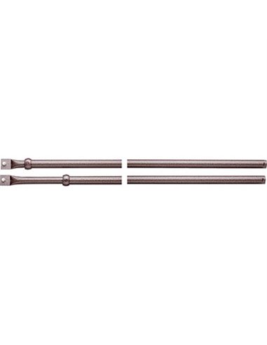 ASTE X SERRATURA ESTERNE 93140 MOTTURA VERNICIATE DRITTE TRIPLICI MM 18 CFPZ 2