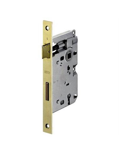SERRATURA PATENT B.QUADRO OTTONATO 572 AGB I.MM 70 F.MM 20 E.MM 45 CFPZ 2