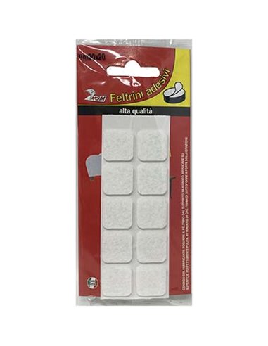 FELTRINO ADESIVO QUADRO BIANCO MM  20X20 CFPZ 10
