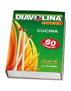 FIAMMIFERI CORTI DIAVOLINA MM  55 CF4XPZ 60