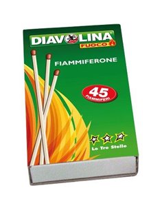 FIAMMIFERI LUNGHI DIAVOLINA MM 100 CF10XPZ 45