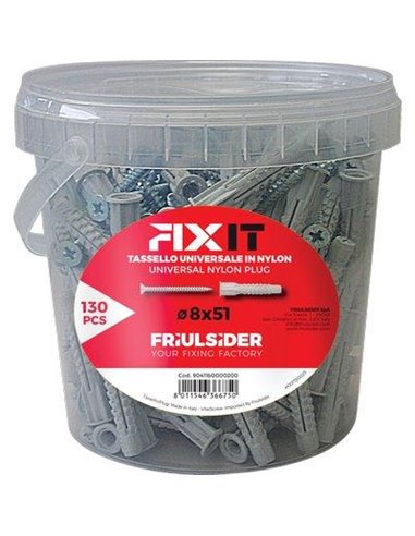 TASSELLO NYLON FIXIT VITE TSP PROMOPACK FRIULSIDER MM 8X51 CFPZ 130