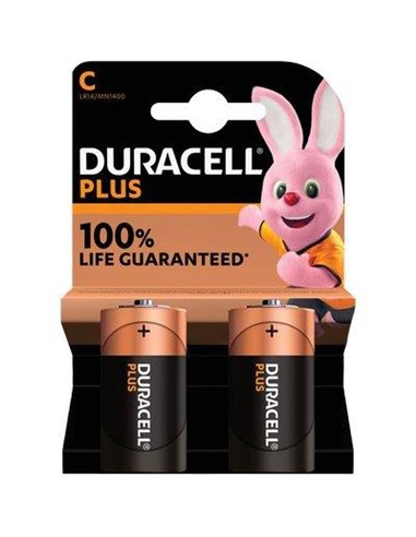 PILA MEZZA TORCIA C PLUS100 POWER DURACELL ALCALINA VOLT 1,5 CFPZ 2
