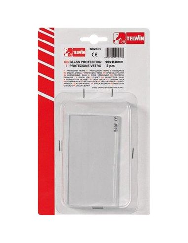 VETRO MASCHERA TRIBE TELWIN ESTERNO TRASPARENTE MM 102X115 CFPZ 2