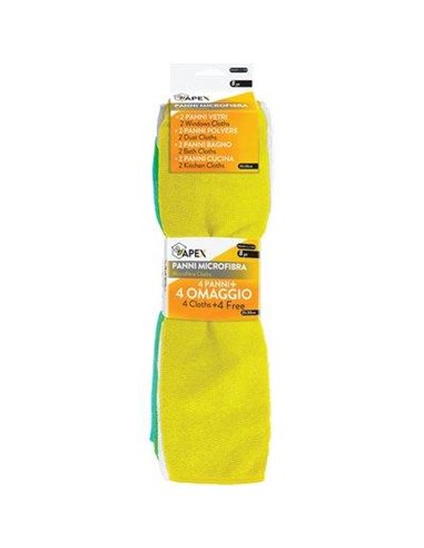 PANNO MICROFIBRA UNIVERSALE SET APEX CM 30X35 CFPZ 8