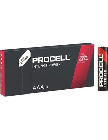 PILA MINI STILO AAA PROCELL INTENSE DURACELL VOLT 1,5 CFPZ 10