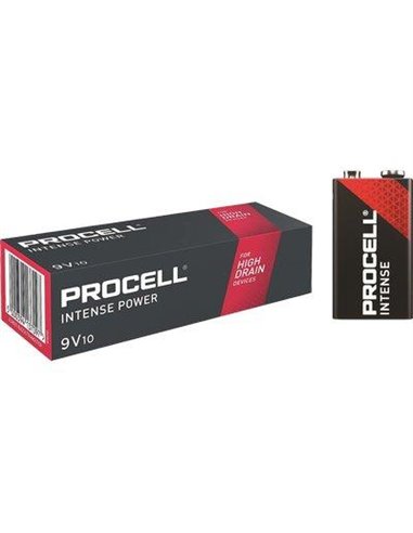 PILA TRANSISTOR PROCELL INTENSE DURACELL VOLT 9,0 CFPZ 10