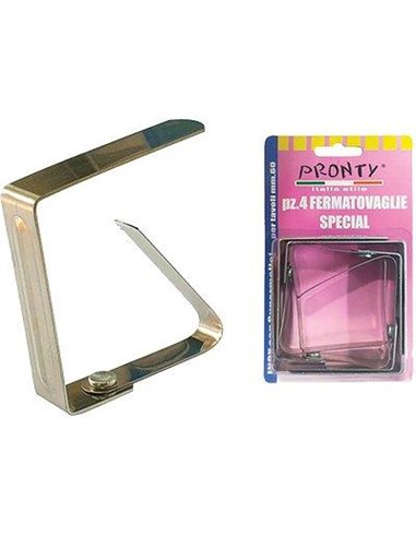 FERMATOVAGLIE A MOLLA GIGANTE PRONTY INOX CFPZ 4