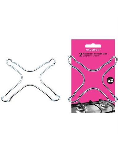 RIDUTTORE X FORNELLO GAS PRONTY ACCIAIO CROMATO CFPZ 2