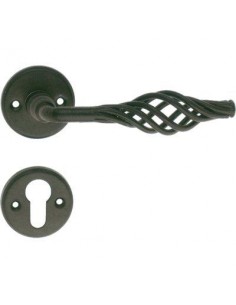 MANIGLIA BASKET ROSETTA FORO SAGOMATO COTTALI VERN NERA Q8 CFPZ 2