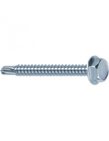 VITE AUTOPERFORANTE METALLO DRILLEX MUSTAD TECC ZINCATA BIANCA MM 5,5X50 CFPZ 200
