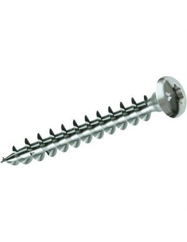 VITE TRUCIOLARE CC PANELVIT TX CHROM MUSTAD CAVA CC FILETTO INTERO MM 5,0X25 CFPZ 200