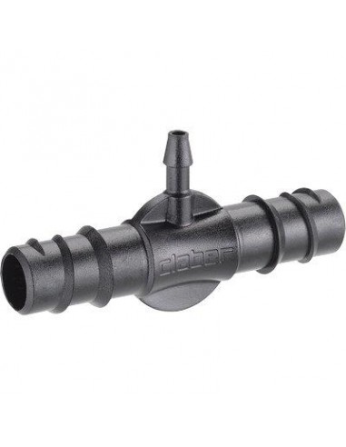 TEE PORTAGOMMA TUBO PN + MICROTUBO SELF CLABER RAINJET 91073 1/2+1/4 CFPZ 2