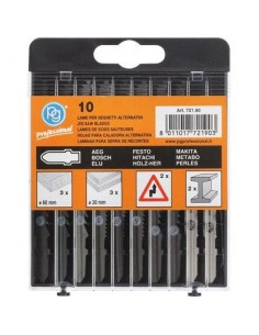 LAME SEGHETTO ALTERNATIVO ATTACCO BOSCH 721.90 PG LEGNO+FERRO MIX CFPZ 10