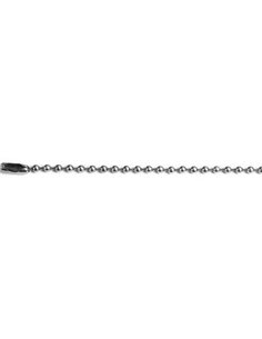 CATENA A PERLINE + CHIUSURA SELF CROMATA D.MM 3,2 MT 2 CFPZ 3