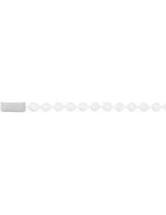 CATENA A PERLINE + CHIUSURA SELF BIANCA D.MM 4,5 MT 2 CFPZ 3