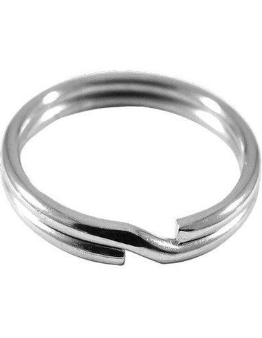 ANELLO PORTACHIAVE SELF ACCIAIO NICHELATO MM 17 CFPZ 10