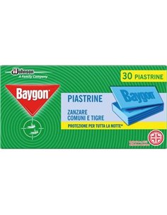 PIASTRINA ZANZARE TIGRE BAYGON CFPZ 30