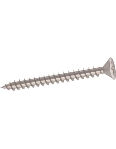 VITE TRUCIOLARE TSP INOX AMBROVIT CAVA PZ FILETTO INTERO MM 6X90/60 CFPZ 100