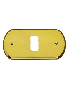 COPRINTERRUTTORE MAGIC IN OTTONE LUCIDO